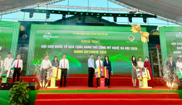 Khai mạc Hội chợ quốc tế Quà tặng hàng thủ công mỹ nghệ Hà Nội năm 2026