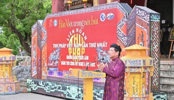 Hồn Việt trong nét bút: Lan tỏa giá trị văn hóa truyền thống từ Cố đô Huế