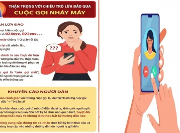 Cảnh giác với những cuộc gọi nhá máy từ đầu số 022, 024, 028