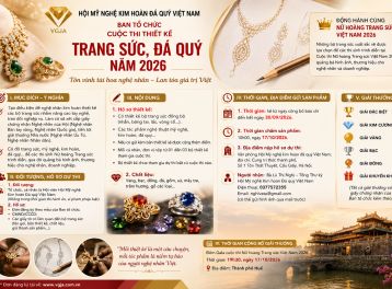 Phát động Cuộc thi Thiết kế trang sức, đá quý năm 2026