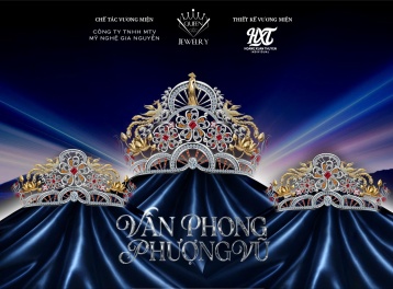Vương miện Vân Phong Phượng Vũ - Biểu tượng mang đậm mỹ học cung đình Huế