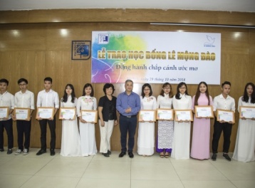 Tập đoàn Xây dựng Hòa Bình trao tặng hơn 1,5 tỷ đồng học bổng Lê Mộng Đào