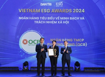 OCB đạt giải Ngân hàng tiêu biểu về minh bạch và trách nhiệm xã hội