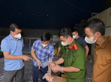 Nam Định: Phát hiện hàng chục tấn sản phẩm đông lạnh không rõ nguồn gốc