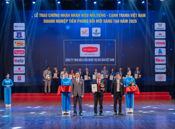 Dai-ichi Life Việt Nam tiếp tục được vinh danh “Top 10 Nhãn hiệu nổi tiếng Việt Nam 2025”
