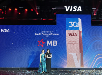 MB nhận 4 giải thưởng danh giá từ Visa