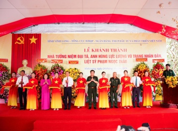 BIDV và dấu ấn tri ân qua công trình Nhà tưởng niệm Anh hùng LLVTND Phạm Ngọc Thảo 