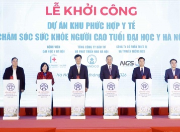 Tổng Bí thư Tô Lâm dự khởi công Dự án Khu phức hợp Y tế - Chăm sóc sức khỏe người cao tuổi