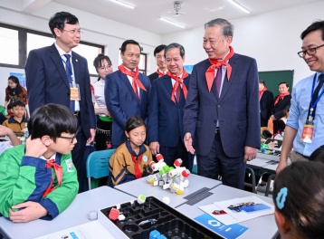 Tổng Bí thư Tô Lâm dự lễ khánh thành Trường phổ thông nội trú liên cấp Si Pa Phìn, Điện Biên