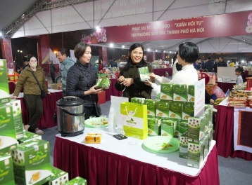 Hà Nội: Gần 400 gian hàng OCOP phục vụ người dân dịp Tết Bính Ngọ 2026