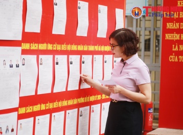 Hà Nội: Cử tri phường Bồ Đề nô nức tham gia “Ngày hội non sông”