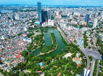 Hà Nội định hướng phát triển không gian tai 12 khu vực