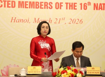 Công bố Nghị quyết về kết quả bầu cử và danh sách trúng cử đại biểu Quốc hội khóa XVI