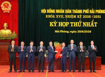 Ông Lê Văn Hiệu tái đắc cử Chủ tịch HĐND TP Hải Phòng