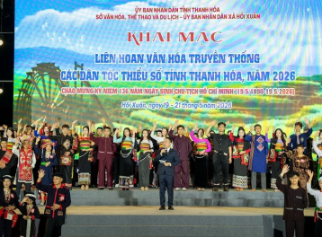 Khai mạc Liên hoan Văn hóa truyền thống các dân tộc thiểu số tỉnh Thanh Hóa năm 2026