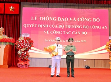 Đại tá Bùi Quyết Toán được bổ nhiệm làm Giám đốc Công an tỉnh Lai Châu