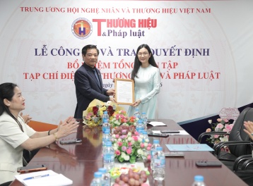 Nhà báo Khổng Nhung được bổ nhiệm làm Tổng biên tập Tạp chí điện tử Thương hiệu và Pháp luật