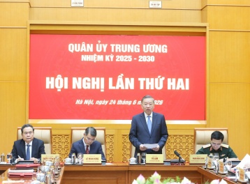 Tổng Bí thư, Chủ tịch nước Tô Lâm chủ trì Hội nghị Quân ủy Trung ương lần thứ hai, nhiệm kỳ 2025-2030