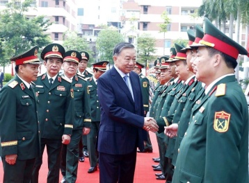 Tổng Bí thư, Chủ tịch nước Tô Lâm dự Lễ kỷ niệm 80 năm Ngày truyền thống Bộ đội Pháo binh - Tên lửa