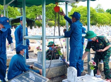 Quảng Trị lấy mẫu ADN gần 2.000 liệt sĩ tại Nghĩa trang Vĩnh Linh