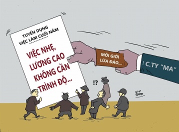 Bóc lột người lao động bằng thủ đoạn lừa gạt, dụ dỗ: Mức phạt lên đến 75 triệu đồng
