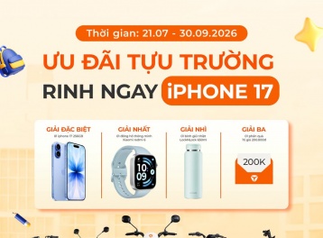 Mua xe Yadea, có hội trúng iPhone 17