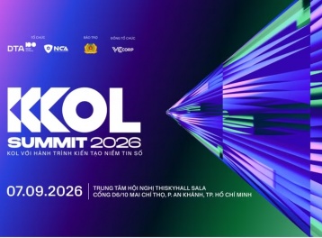 KOL Summit 2026 với chủ đề 'KOL với hành trình kiến tạo niềm tin số' sắp diễn ra