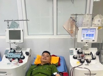 Thanh Hóa: Ba cán bộ công an hiến tiểu cầu cứu người đang bị tạm giam qua cơn nguy kịch