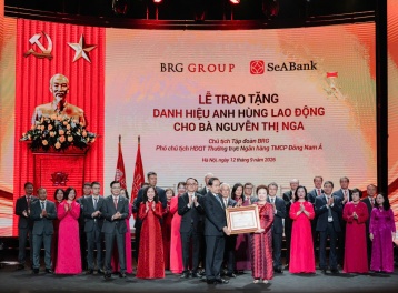 Chủ tịch Tập đoàn BRG Nguyễn Thị Nga được phong tặng danh hiệu Anh hùng Lao động thời kỳ đổi mới