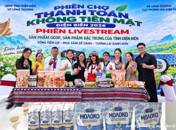 Điện Biên đẩy mạnh bán hàng trực tuyến qua megalivestream