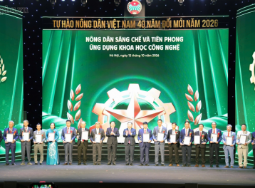 Vinh danh 96 nông dân Việt Nam xuất sắc 40 năm đổi mới