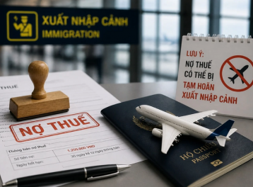 Những điểm người nộp thuế cần lưu ý để tránh bị tạm hoãn xuất cảnh do nợ thuế