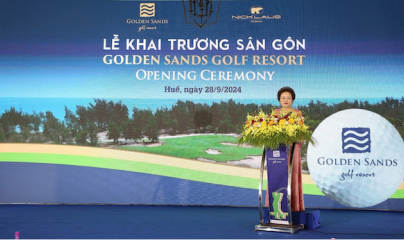 Khai trương tuyệt phẩm sân gôn nơi miền di sản cố đô Huế Golden Sands Golf Resort 