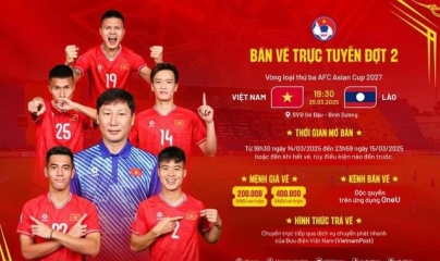 Vé trận đội tuyển Việt Nam đấu Lào lại gây sốt: VFF có quyết định bất ngờ