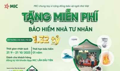 Bảo hiểm Quân đội tặng miễn phí bảo hiểm “bảo vệ ngôi nhà Việt” với quyền lợi 1,32 tỷ đồng