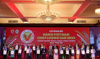 Hơn 520 doanh nghiệp xuất sắc đạt danh hiệu Hàng Việt Nam chất lượng cao năm 2024 
