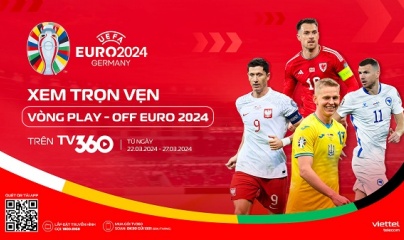 Đêm nay: Xem trực tiếp vòng Play- off UEFA EURO 2024 trên TV360
