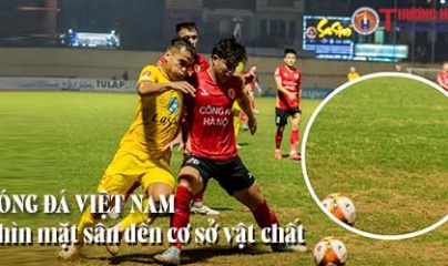 Bóng đá Việt Nam nhìn mặt sân đến cơ sở vật chất: Không thể phát triển bằng... niềm tin!