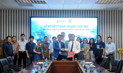 Trường Đại học Kiến trúc Hà Nội ký thỏa thuận hợp tác với Tập đoàn Infinity 