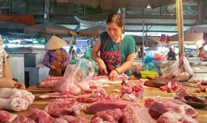 Giá thịt lợn góp phần đẩy CPI tháng 6 tăng 0,17%