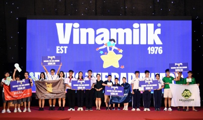 Vinamilk trao giải thưởng đặc biệt cho các tài năng chế tạo robot hướng đến phát triển bền vững tại Robotacon WRO 2024