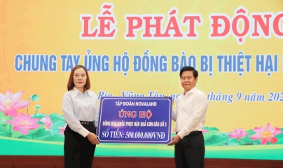 NovaGroup phát động loạt chương trình tiếp sức, ủng hộ đồng bào vùng bão lũ