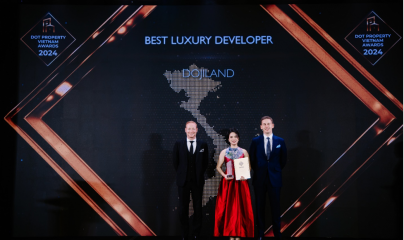 DOJILAND lập hattrick giải thưởng danh giá bậc nhất tại DOT Property Vietnam Awards 2024