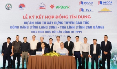 Công ty cổ phần cao tốc Đồng Đăng - Trà Lĩnh và VPBank l ký kết hợp đồng tín dụng 