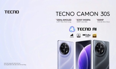 TECNO CAMON 30S: Trải nghiệm màn cong thời thượng, chụp ảnh AI chất lượng