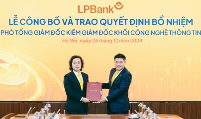 LPBank bổ nhiệm ông Lưu Danh Đức làm Phó Tổng Giám đốc kiêm Giám đốc Khối Công nghệ Thông tin