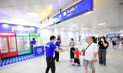 Cùng Vinamilk check-in metro Bến Thành – Suối Tiên