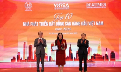 Sun Property được vinh danh Top 10 nhà phát triển BĐS hàng đầu Việt Nam