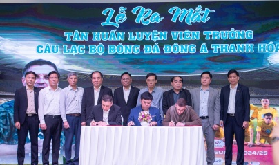 Bóng đá Thanh Hóa có tân huấn luyện viên trưởng là người châu Âu