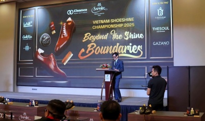 Cơ hội phát triển dịch vụ chăm sóc giày từ Vietnam Shoeshine Championship 2025 